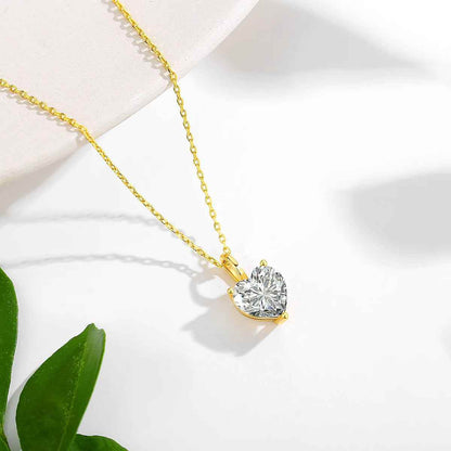 Milena Heart Necklace - RIYOVA Jewelry
