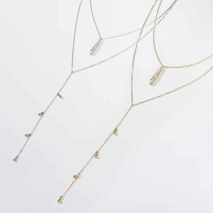 Yasmin Zirconia Necklace - RIYOVA Jewelry