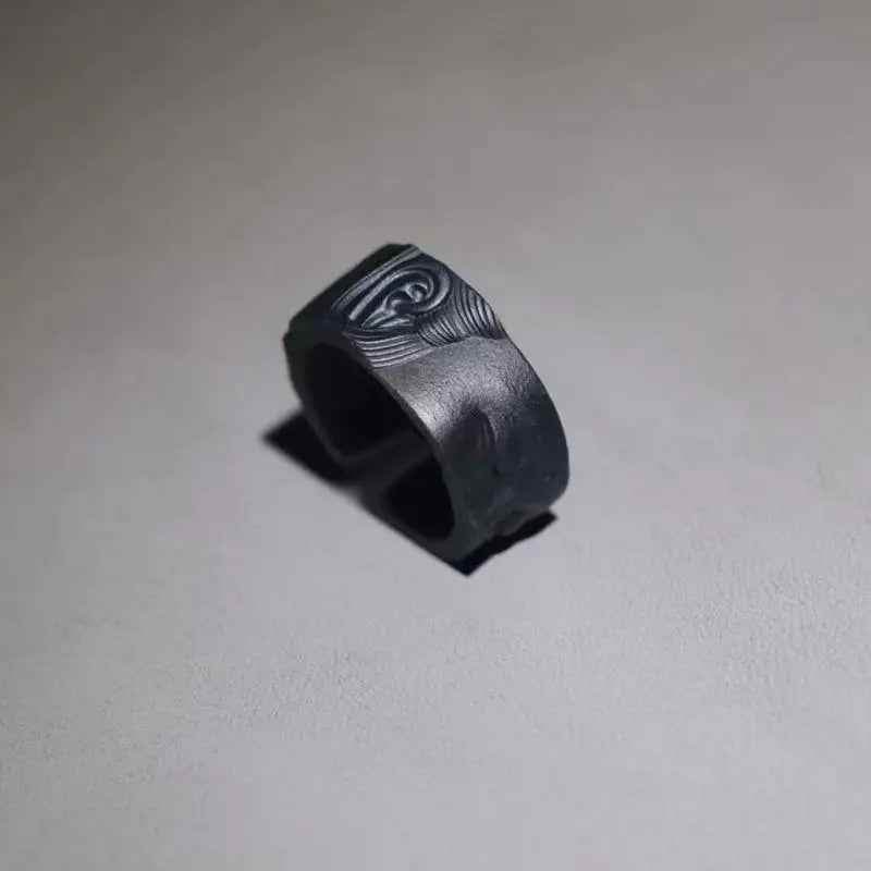 Buddha Serenity Face Ring - RIYOVA Jewelry