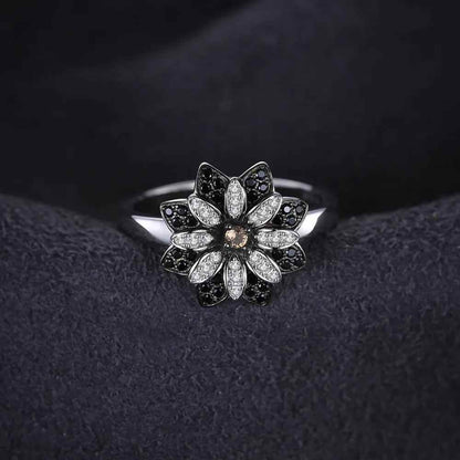 Smoky Blossom Ring - RIYOVA Jewelry