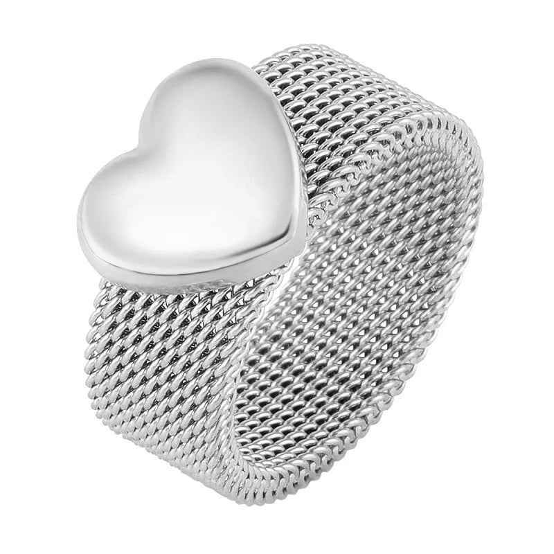 Open Heart Ring - RIYOVA Jewelry
