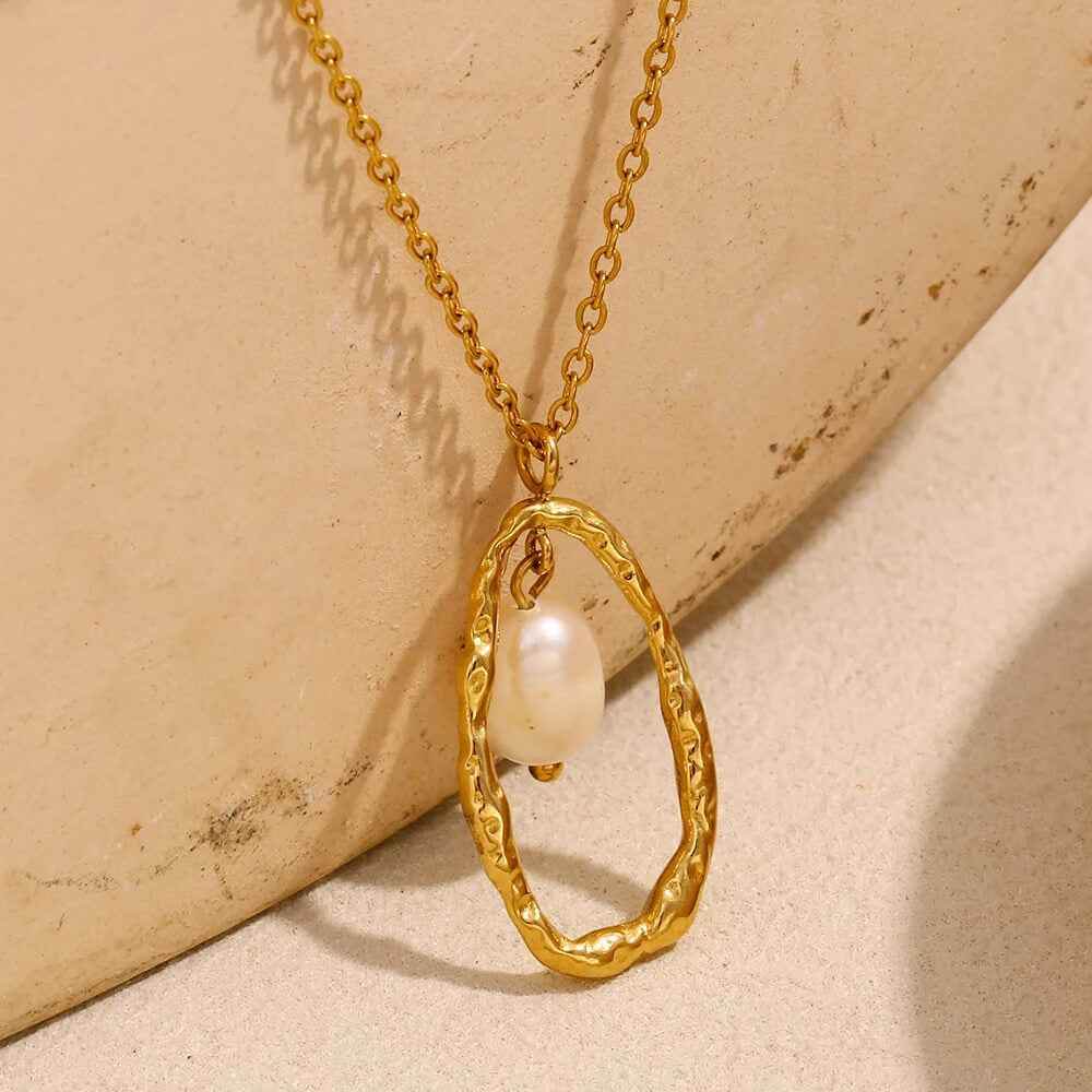 Baroque Pearl Necklace - RIYOVA Jewelry