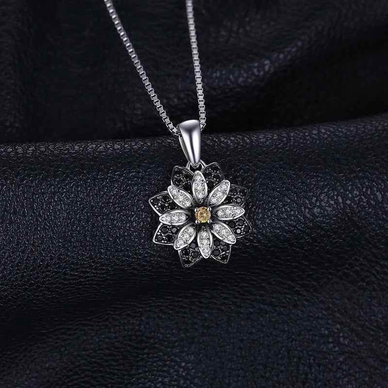 Smoky Blossom Pendant - RIYOVA Jewelry