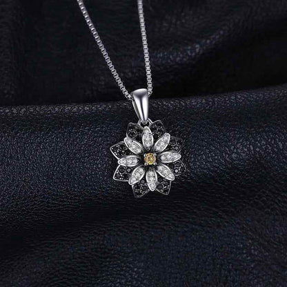 Smoky Blossom Pendant - RIYOVA Jewelry