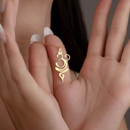 Mystic Om Necklace - RIYOVA Jewelry