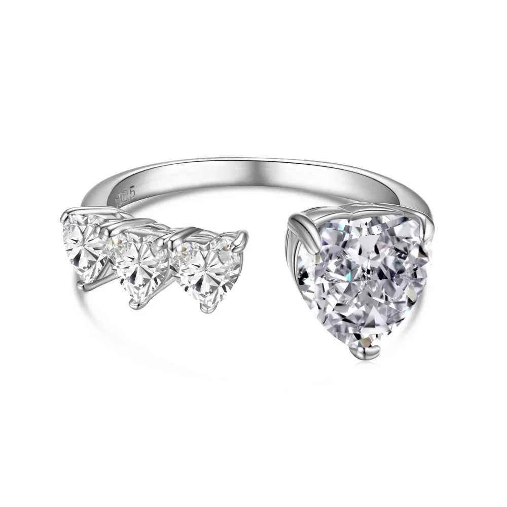 Toi Et Moi Heart Ring - RIYOVA Jewelry