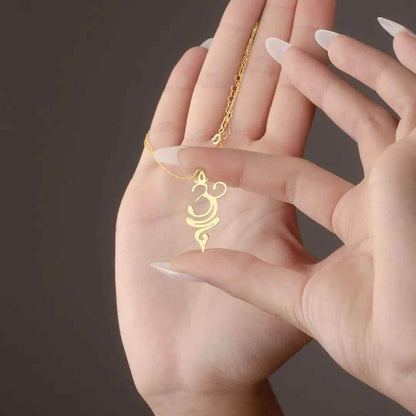 Mystic Om Necklace - RIYOVA Jewelry