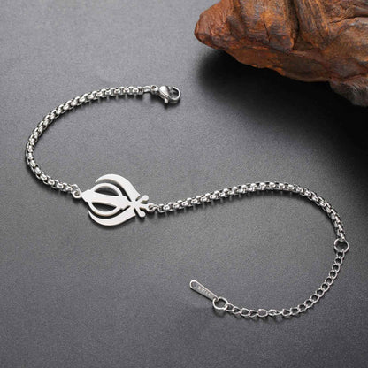 Khalsa Pride Khanda Bracelet - RIYOVA Jewelry