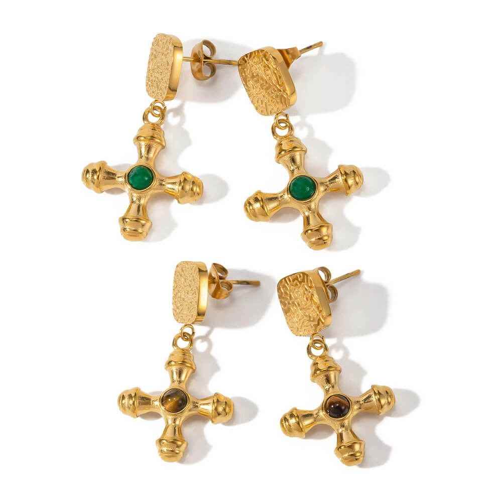 Milly Natural Stone Earrings - RIYOVA Jewelry