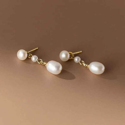 Margaret Pearl Earrings - RIYOVA Jewelry