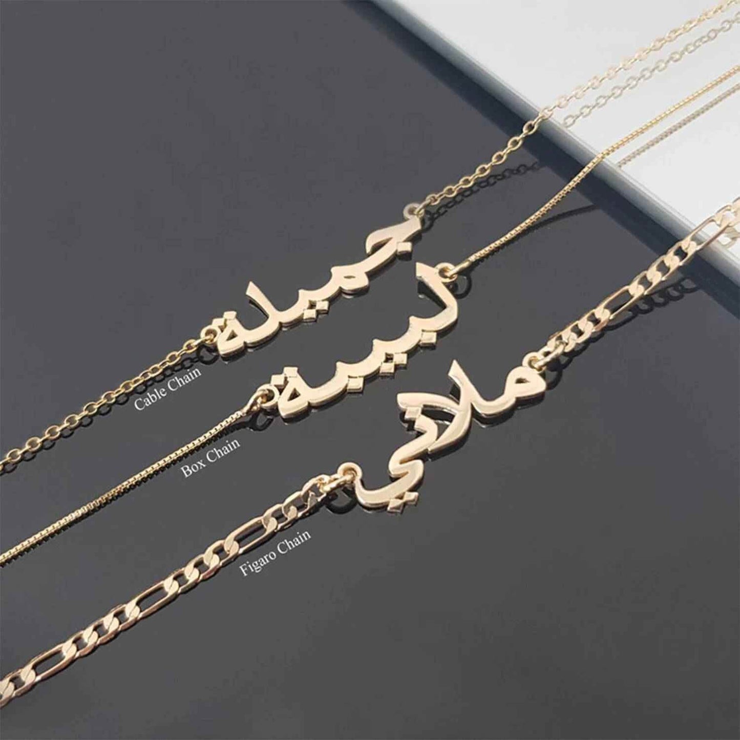 RIYOVA Custom Name Necklace in Any Language - RIYOVA Jewelry