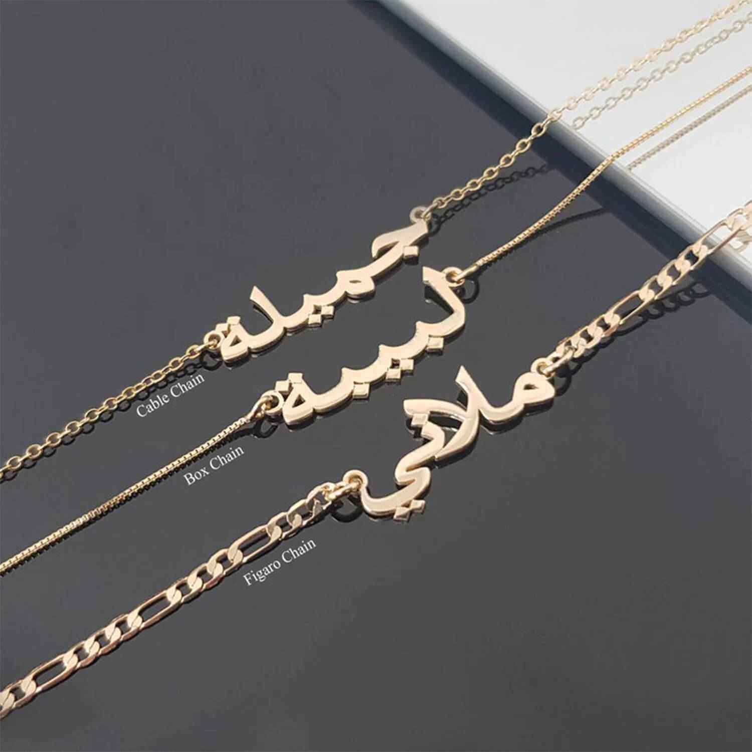 RIYOVA Custom Name Necklace in Any Language - RIYOVA Jewelry
