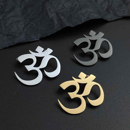 Om Divine Suit Brooch - RIYOVA Jewelry