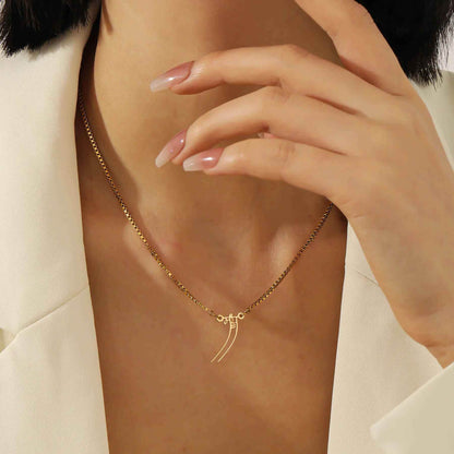 Imperial Punjabi Name Necklace - RIYOVA Jewelry