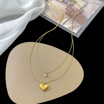 Nova Bliss Heart Necklace - RIYOVA Jewelry