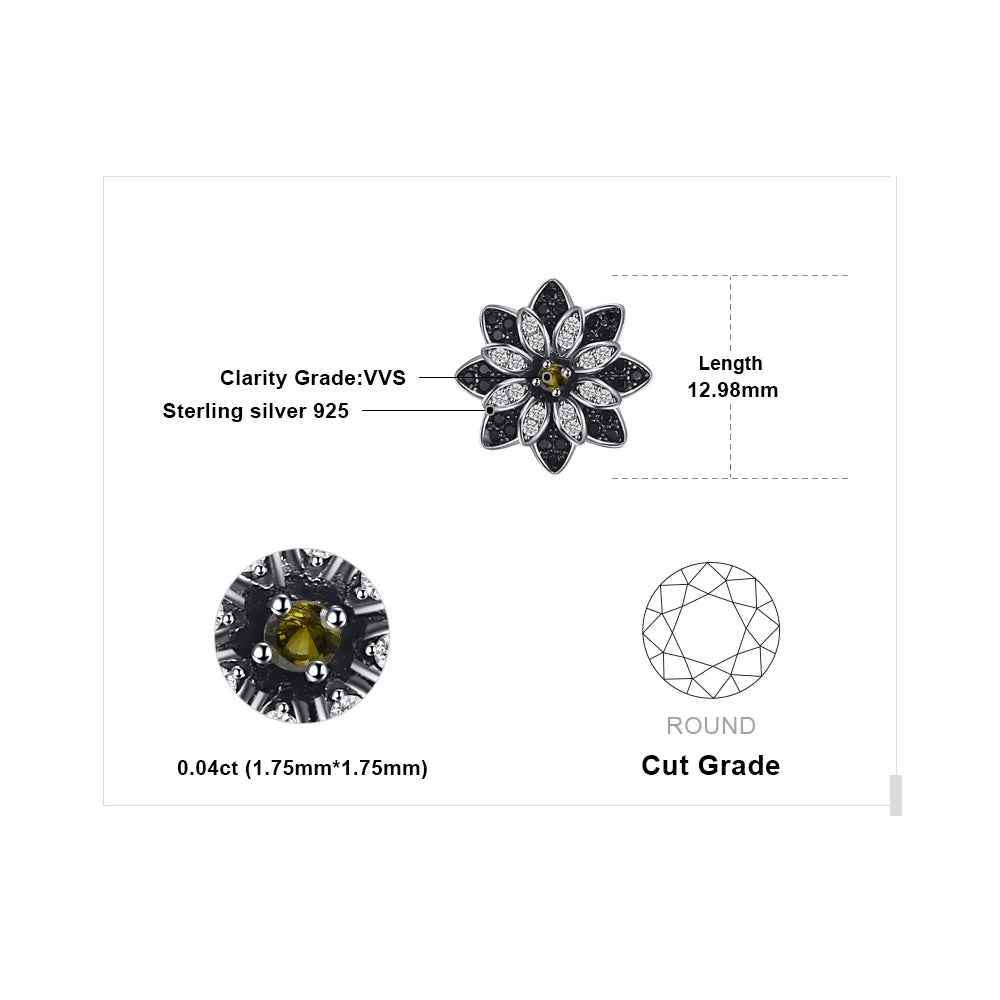 Smoky Blossom Earrings - RIYOVA Jewelry