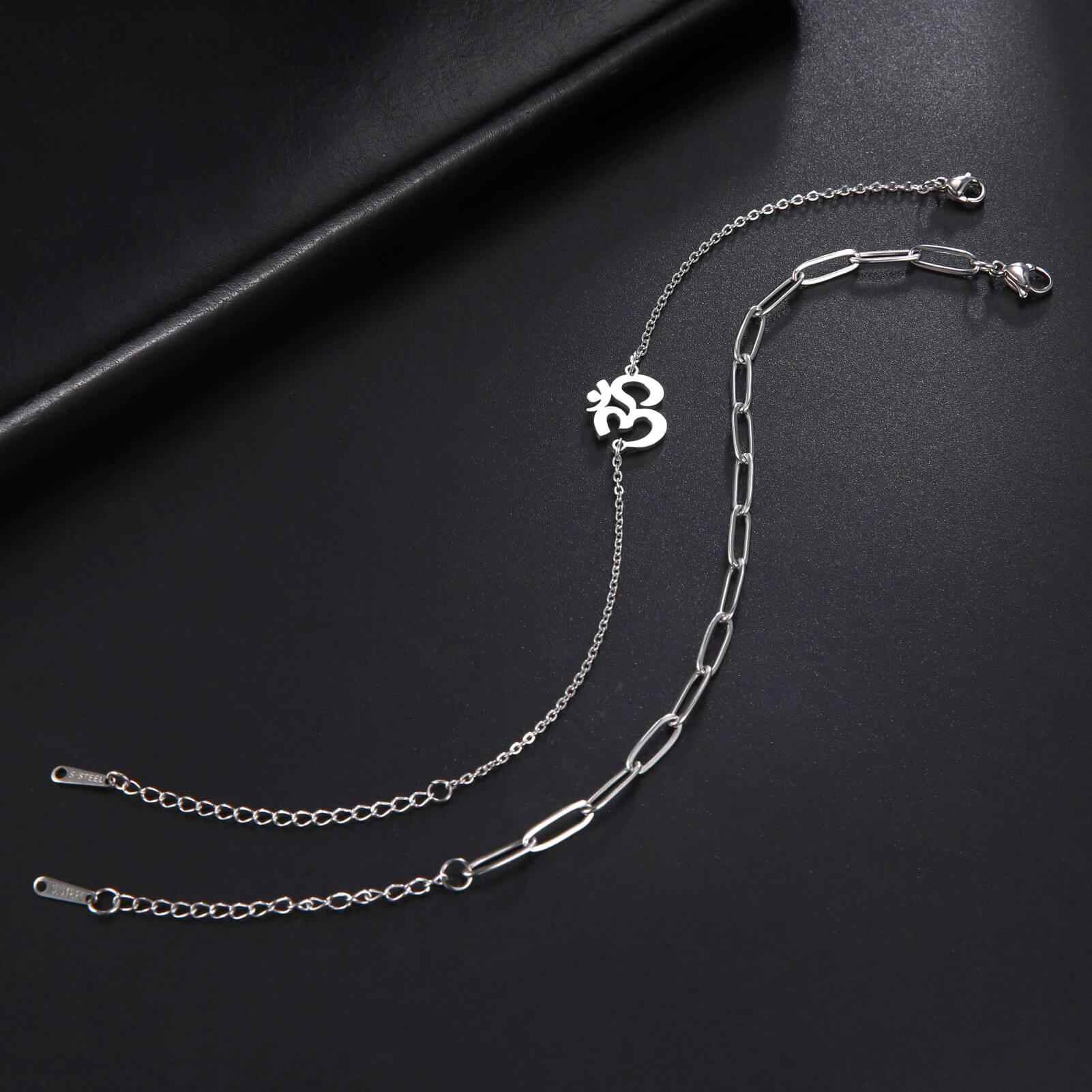 Pure Aura Om Bracelet - RIYOVA Jewelry