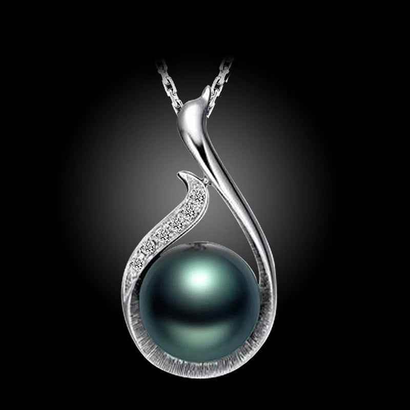 Oceana Black Pearl Necklace - RIYOVA Jewelry