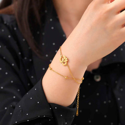 Infinity Radiance Om Bracelet - RIYOVA Jewelry