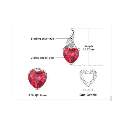 Viviana Heart Pendant - RIYOVA Jewelry