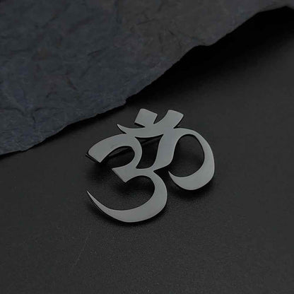 Om Divine Suit Brooch - RIYOVA Jewelry