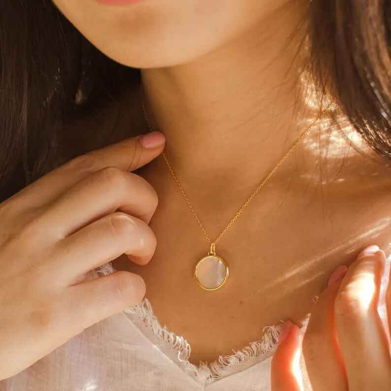 RIYOVA Custom Photo Pendant Necklace - RIYOVA Jewelry