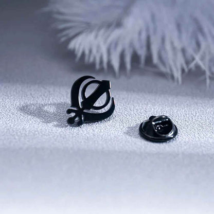 Courage Khanda Suit Brooch - RIYOVA Jewelry
