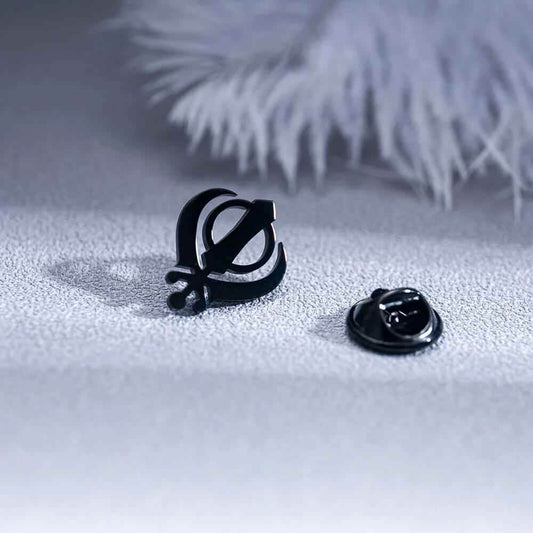 Courage Khanda Suit Brooch - RIYOVA Jewelry