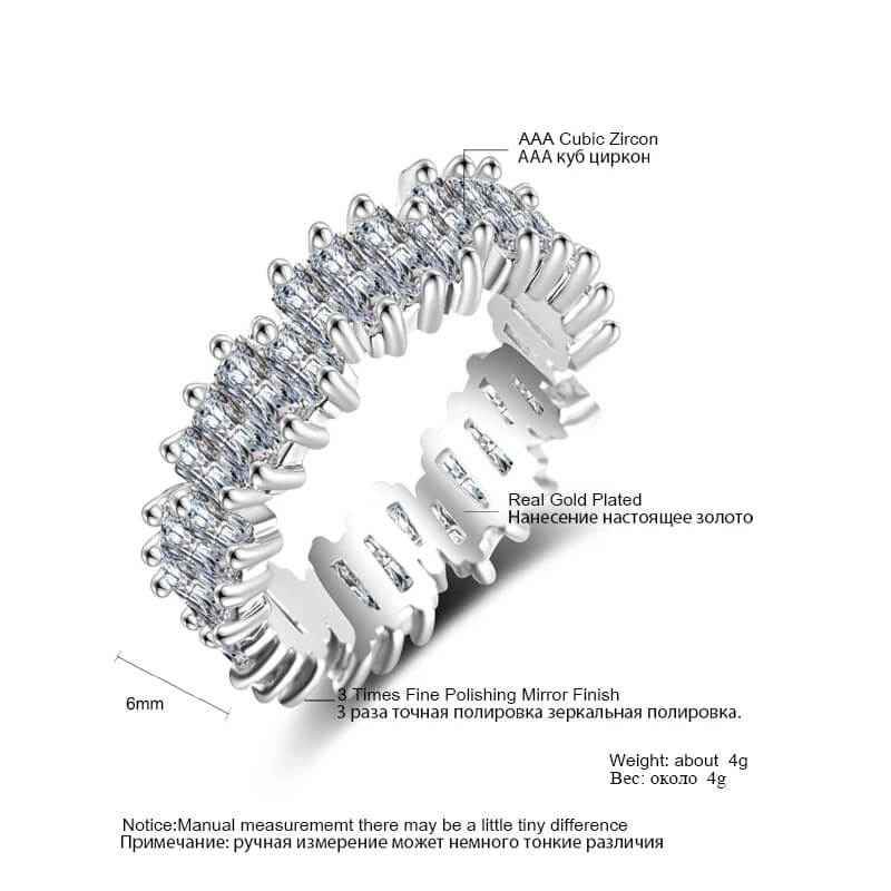 Quinn Zirconia Ring - RIYOVA Jewelry
