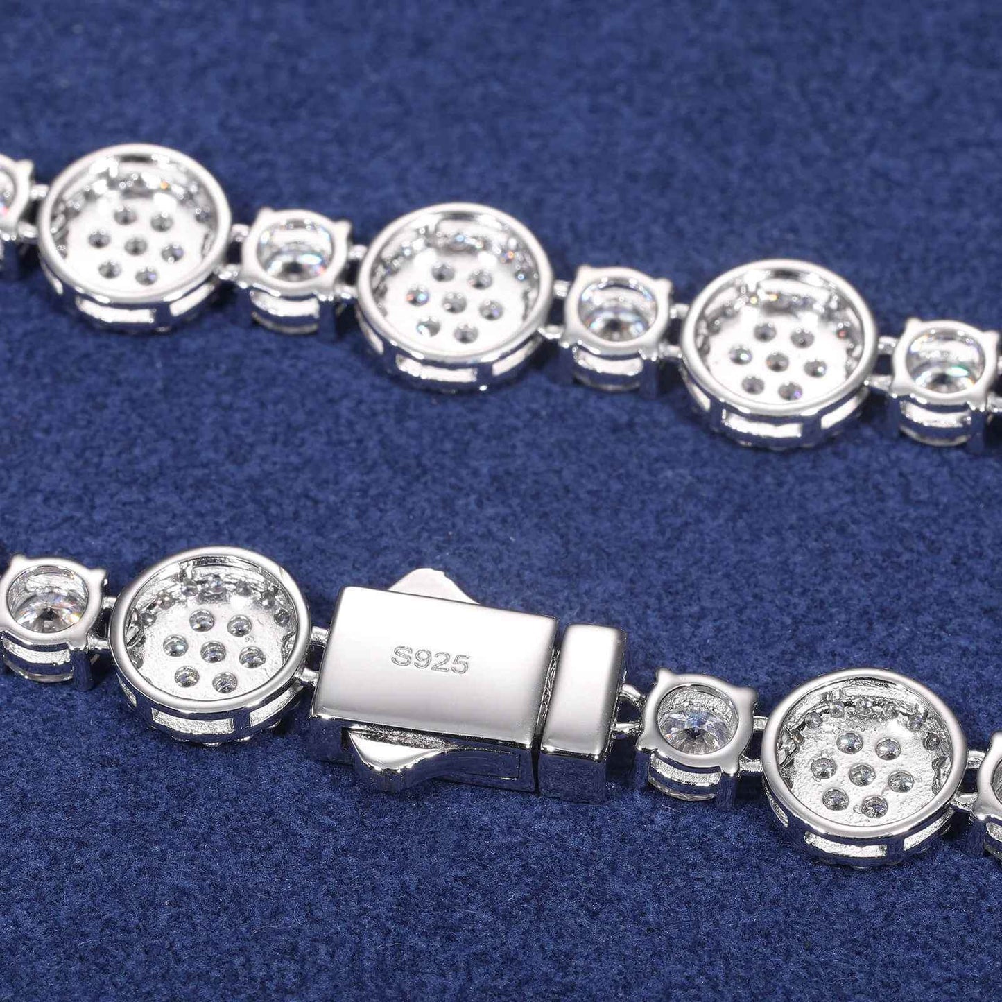 925 Iced Out Round Tennis Chain – CZ Edition - RIYOVA Jewelry