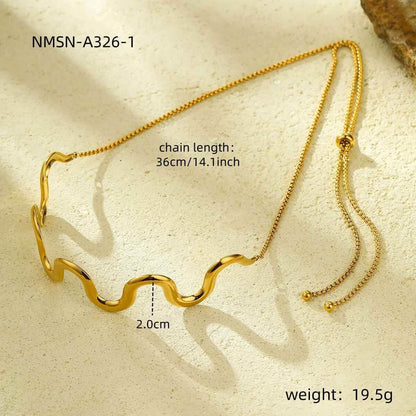 Marina Waves Choker - RIYOVA Jewelry
