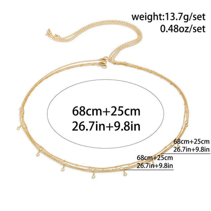 Prism Waist Body Chain - RIYOVA Jewelry