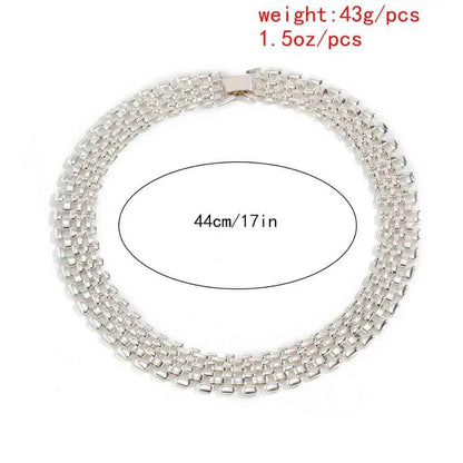 Isabell Rows Choker - RIYOVA Jewelry