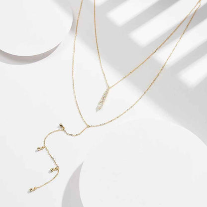 Yasmin Zirconia Necklace - RIYOVA Jewelry