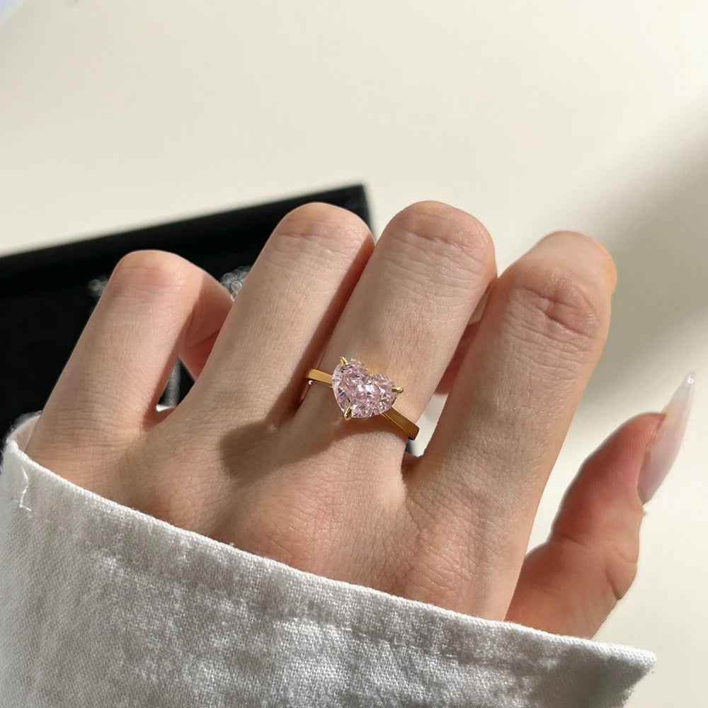 True Love Heart Ring - RIYOVA Jewelry