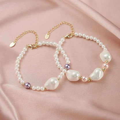 Lustra Pearl Bracelet - RIYOVA Jewelry