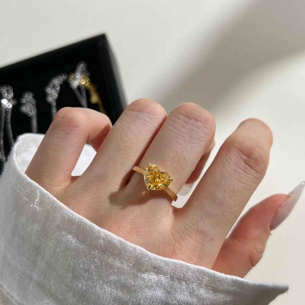 True Love Heart Ring - RIYOVA Jewelry