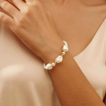 Lustra Pearl Bracelet - RIYOVA Jewelry