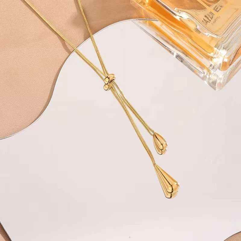 Aurora Drop Necklace - RIYOVA Jewelry
