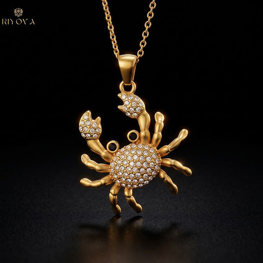 Crab Necklace RIYOVA