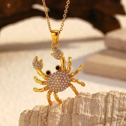 Crab Necklace – Bold Beauty for Beach Souls RIYOVA