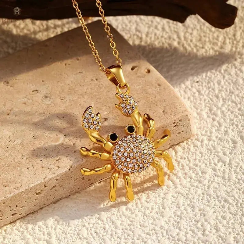 Crab Necklace – Bold Beauty for Beach Souls RIYOVA