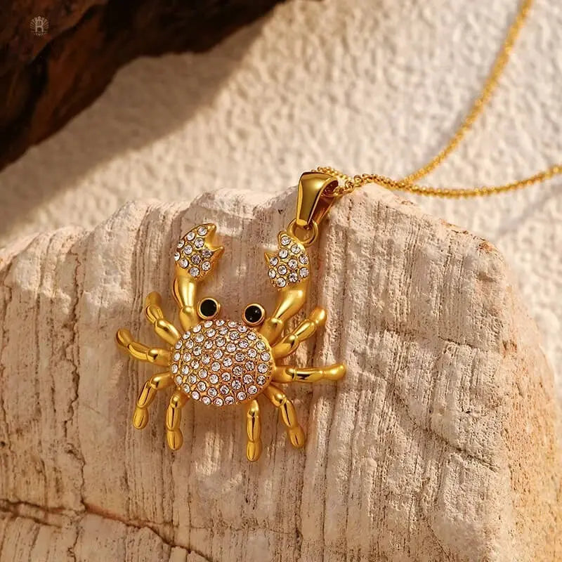 Crab Necklace – Bold Beauty for Beach Souls RIYOVA