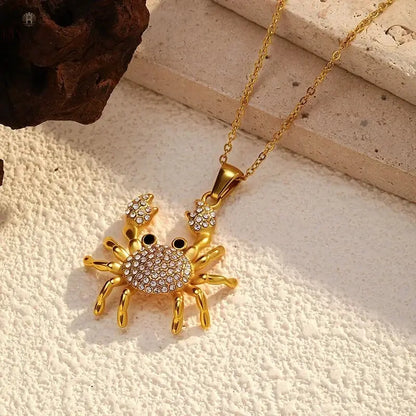 Crab Necklace – Bold Beauty for Beach Souls RIYOVA