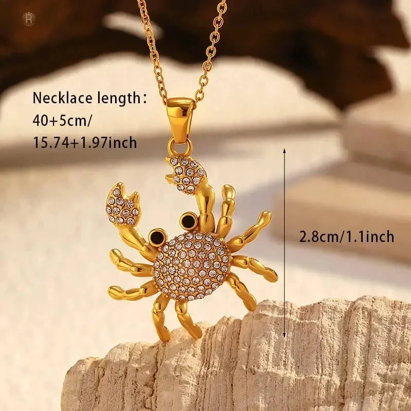 Crab Necklace – Bold Beauty for Beach Souls RIYOVA