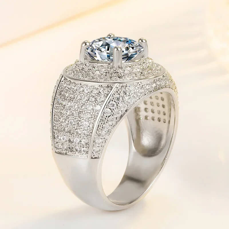 Dome Engagement Ring for Men RIYOVA