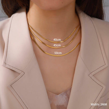 Herringbone Necklace RIYOVA