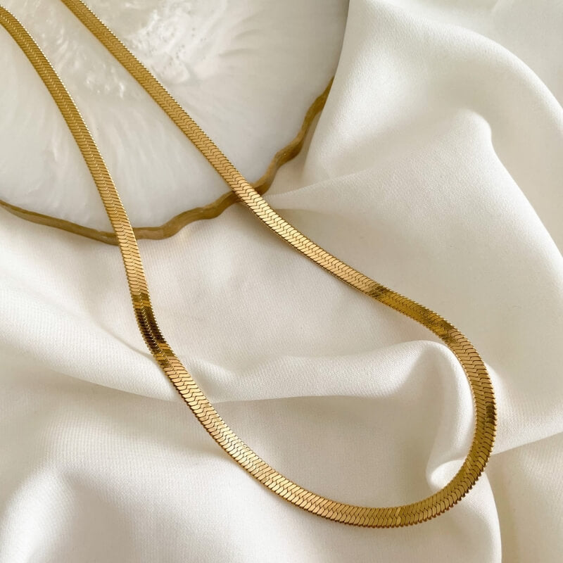 Herringbone Necklace RIYOVA