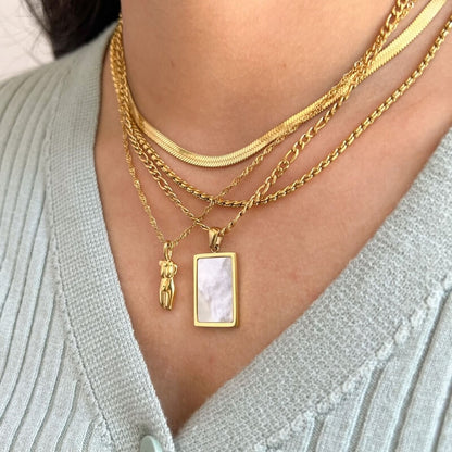 Herringbone Necklace RIYOVA
