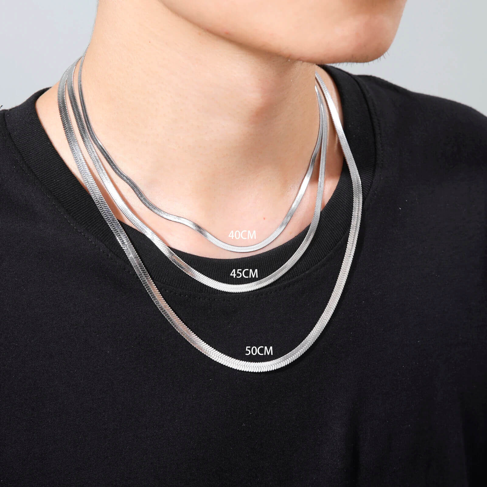 Herringbone Necklace RIYOVA
